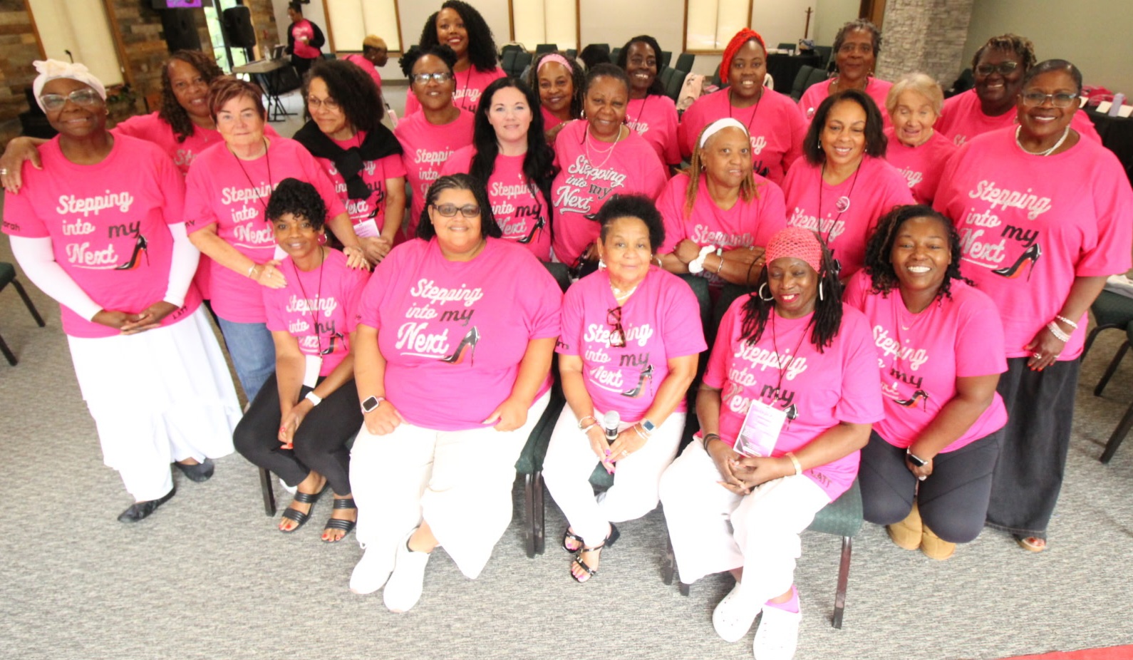Women of At the Table Ministries gathered in sisterhood